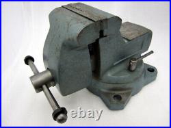 Vintage Wilton No. 745 Mechanics Bench Vise with 5 Jaws & Swivel Base