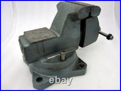 Vintage Wilton No. 745 Mechanics Bench Vise with 5 Jaws & Swivel Base