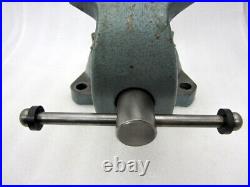 Vintage Wilton No. 745 Mechanics Bench Vise with 5 Jaws & Swivel Base