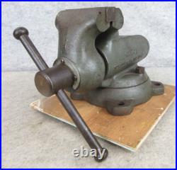 Vintage Wilton Schiller Bullet Bench Machinist Vise Tool 4 Jaws w Swivel Base