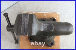 Vintage Wilton Schiller Bullet Bench Machinist Vise Tool 4 Jaws w Swivel Base