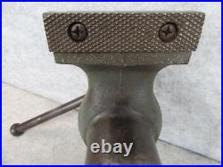 Vintage Wilton Schiller Bullet Bench Machinist Vise Tool 4 Jaws w Swivel Base