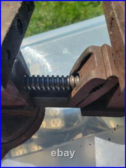 Vintage Wilton Shop King 14 Vise 3-1/2 Jaws Swivel Base Pipe Jaws Chicago