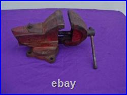 Vintage Wilton Shop King 4 Bench Vise Swivel Base