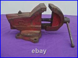 Vintage Wilton Shop King 4 Bench Vise Swivel Base