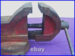 Vintage Wilton Shop King 4 Bench Vise Swivel Base