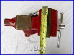 Vintage Wilton Swivel Base Bench Vise Model 654 4 jaws Anvil/Horn Made in USA