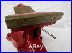 Vintage Wilton Swivel Base Bench Vise Model 654 4 jaws Anvil/Horn Made in USA