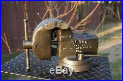 Vintage Wilton Torco 4jaw Bench Vise With Swivel Base & Pipe Grips Chicago USA