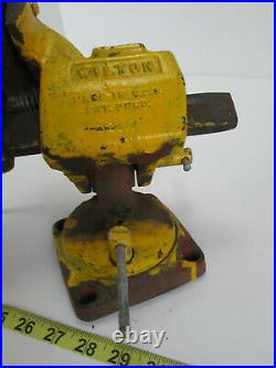 Vintage Wilton Vise 121079 4 Jaw Tilting Vise Swivel Base Bench Table Mount