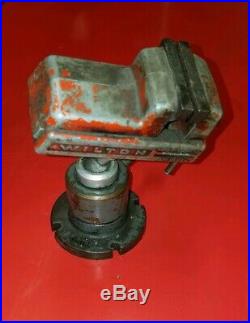 Vintage Wilton vise with Wilton 344 pow-r-arm swivel locking base