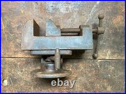 Vintage Yankee Tools Machinist Vise No 993 & Locking Swivel Base No 1993