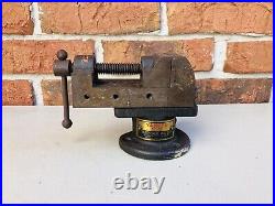 Vintage Yankee Tools Machinist Vise No 9 & Locking Swivel Base No 4992