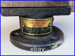 Vintage Yankee Tools Machinist Vise No 9 & Locking Swivel Base No 4992