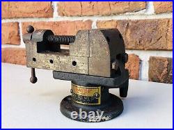 Vintage Yankee Tools Machinist Vise No 9 & Locking Swivel Base No 4992