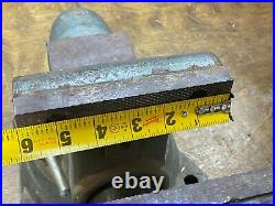Vintage large WILTON Shop Vise 6 1/2 with Swivel Base w pipe jaws