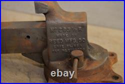 Vintage rare Reed No 203 1/2R bench vise swivel base collectible tool