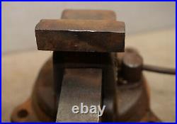 Vintage rare Reed No 203 1/2R bench vise swivel base collectible tool
