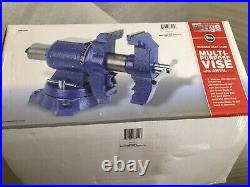 Vise 5 Multi Purpose, Swivel Base Urged Cast Iron. New Opened Box See Pictures