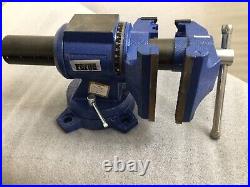 Vise 5 Multi Purpose, Swivel Base Urged Cast Iron. New Opened Box See Pictures
