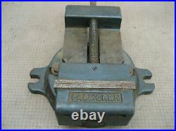 Vtg Palmgren 4 1/2 Milling Machine Drill Press Vise With Swivel Base No Handle