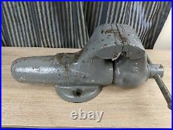 Vtg Wilton Bullet Bench Vise 5 Jaws Heavy 68 Pounds, No Swivel Base Included