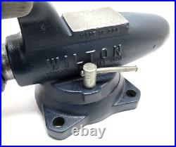 WILTON 4-1/2 BULLET VISE with SWIVEL BASE #450S DATE 7/81