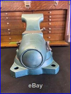 WILTON 4 1/2 JAWS MACHINIST BULLET VISE With SWIVEL BASE SUPER CLEAN MADE IN USA