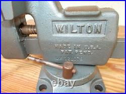WILTON 4 TILTING BENCH VISE with SWIVEL BASE UX 121079 Vintage Gunsmith Machinist