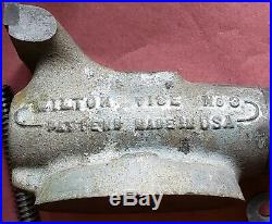 WILTON Bullet Vise No. 3 CHICAGO With Swivel Base, Early (1941-1942), VG Condition