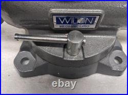 WILTON Mechanics Pro Vise 8 Jaw Width 8-1/2 Jaw Opening 360 Swivel Base B2 NEW
