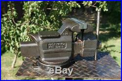 WILTON UTILITY VISE 5 1/2'' JAW, WithSWIVEL BASE & PIPE GRIP, 26 LB VICE MADE IN USA