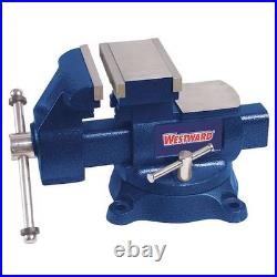 Westward 10D711 5-1/2 Standard Duty Combination Vise With Swivel Base