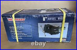 Westward 6RA23G Heavy Duty Combination Vise 8 Ser Jaw with Swivel Base & Pipe Jaw