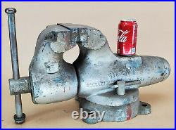 Wilton 09-600 Bench Vise 1981 Swivel Base 144lbs 6 Wide Jaws MADE in USA Vice