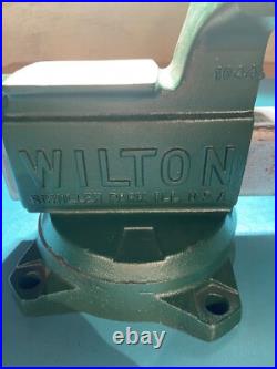 Wilton 1644 Mechanics Bench Vise 4 Jaw Full Swivel Base Pipe Clamp Tool 1644