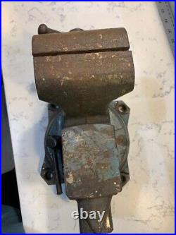 Wilton 1644 Mechanics Bench Vise 4 Jaw Full Swivel Base Pipe Clamp Tool 1644