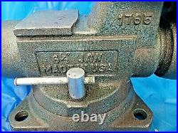 Wilton 1765 General Purpose Tradsman Vise, 6 1/2 Jaw, 4 Throat, Swivel Base