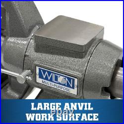 Wilton 28824 5.5 Inch Jaw Width Anvil Multi Purpose Swivel Base Work Bench Vise