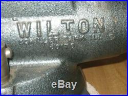 Wilton 28826 Bullet Vise C1 Combo Pipe Bench Swivel Base 4 1/2 clamp EUC