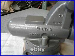 Wilton 28827 Combination Pipe And Bench 5 Jaw Round Channel Vise with Swivel Base