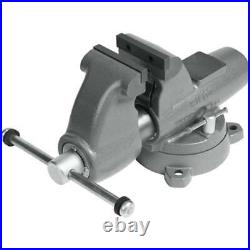 Wilton 28828 6 Combo Pipe/Bench Jaw Round Channel Vise with Swivel Base