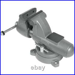 Wilton 28828 6 Combo Pipe/Bench Jaw Round Channel Vise with Swivel Base
