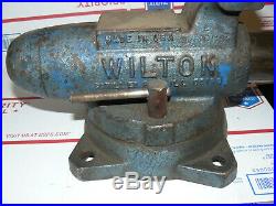 Wilton 350 3-1/2 Swivel Base Machinist Vise Bullet style in good shape