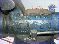 Wilton 350 3-1/2 Swivel Base Machinist Vise Bullet style in good shape