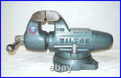 Wilton 450 Bullet Vise With Swivel Base, 4-1/2 Jaws, Opening Capacity 8