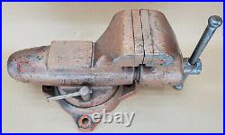 Wilton 450s Bench Vise 1989 Swivel Base 69lbs 4.5 Wide Jaws MADE in USA Vice