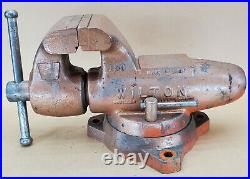 Wilton 450s Bench Vise 1989 Swivel Base 69lbs 4.5 Wide Jaws MADE in USA Vice