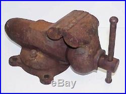 Wilton 4-1/2 Bullet Swivel Base Vise 38 lbs 3.6 oz VTG Antique No Date or Model