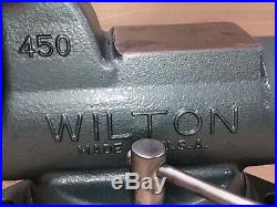 Wilton 4 1/2 Bullet Vise, Swivel Base, Excellent Condition Machinist Model